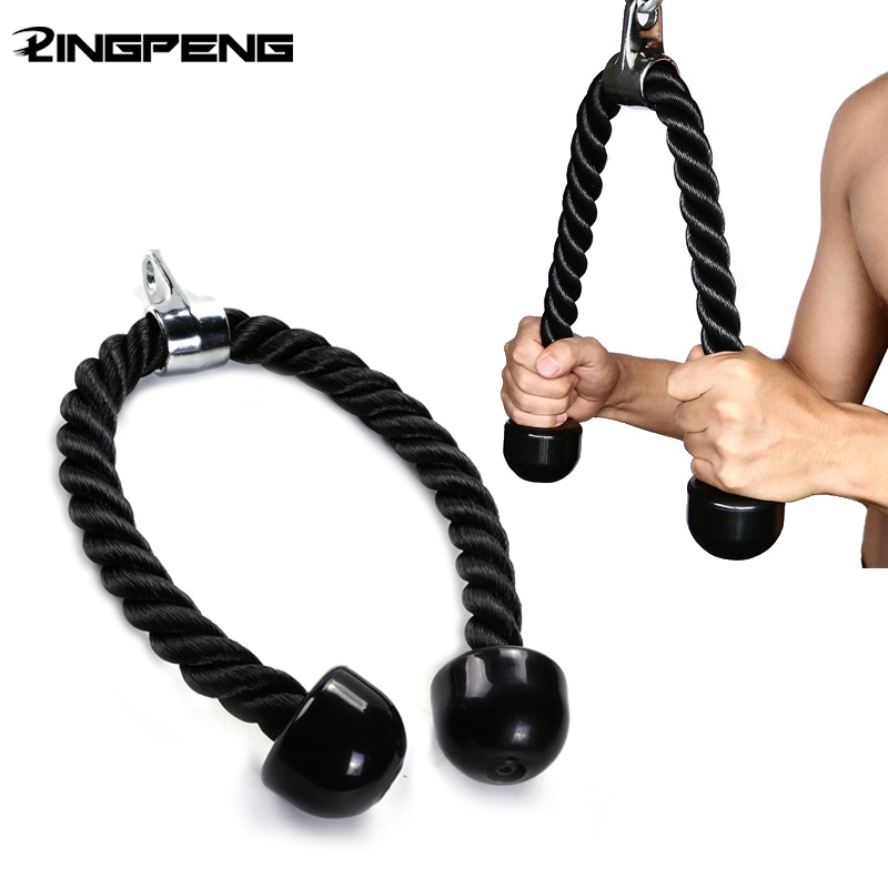 Lat Pulldown Cable - Triceps Verlagingstouw Gezicht Trekgrepen Push Pull
