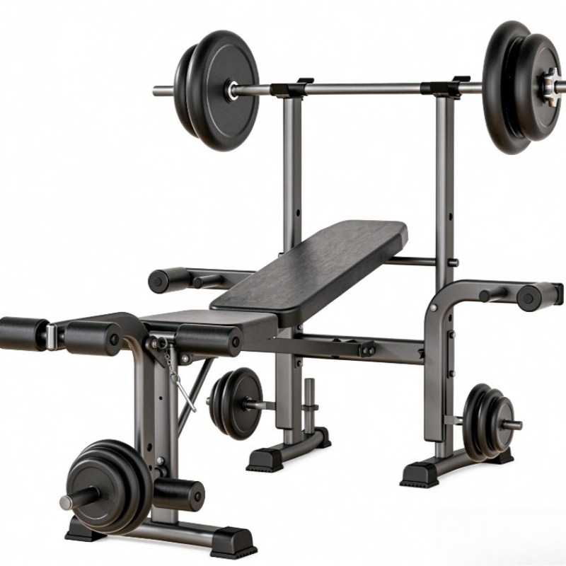 All In One Gym Home Equipment - Nieuwe multifunctionele alles-in-één opvouwbare halterbank met