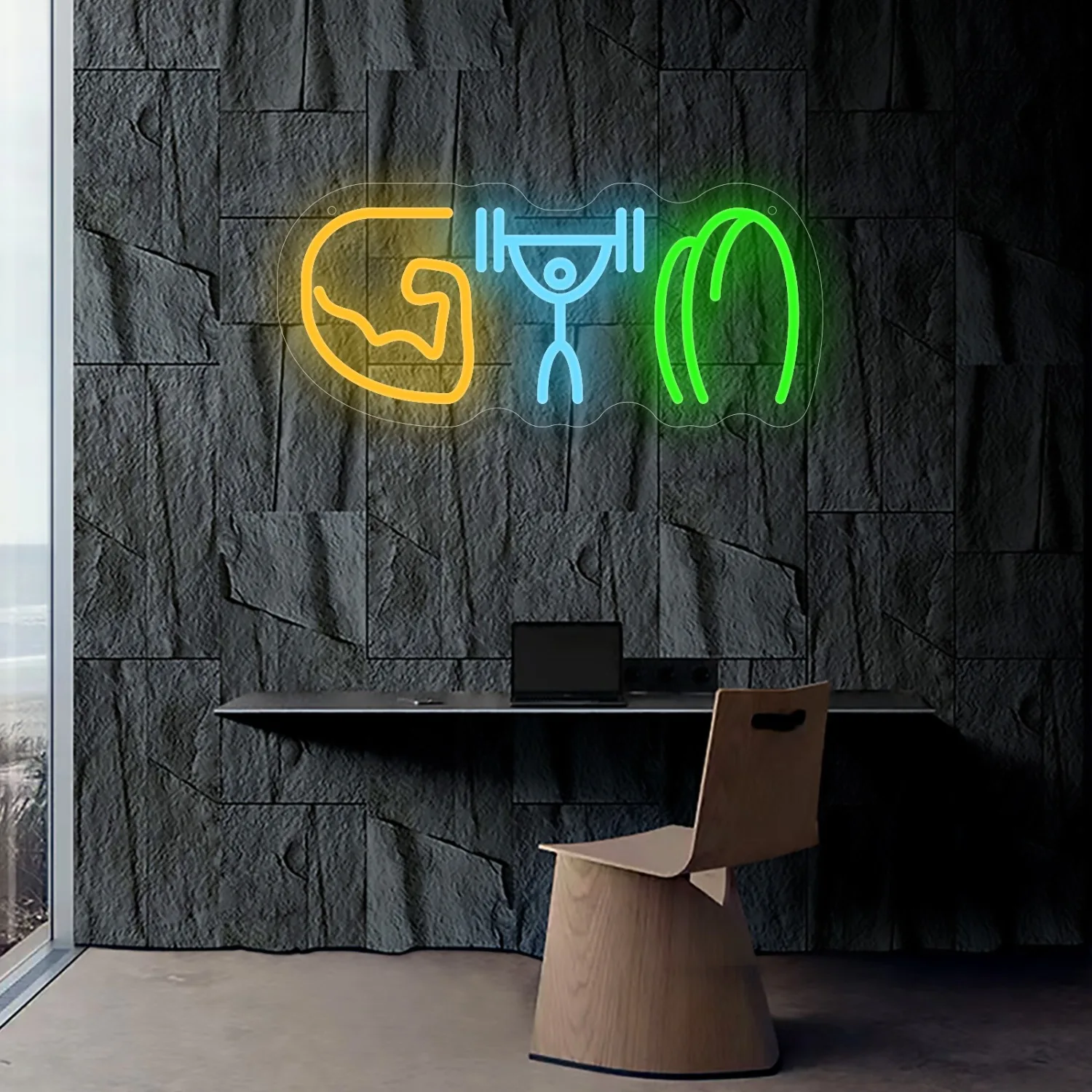 Gym Neonbord Gewichtheffen Spi - Home Gym Neon Sign recensie en prijs
