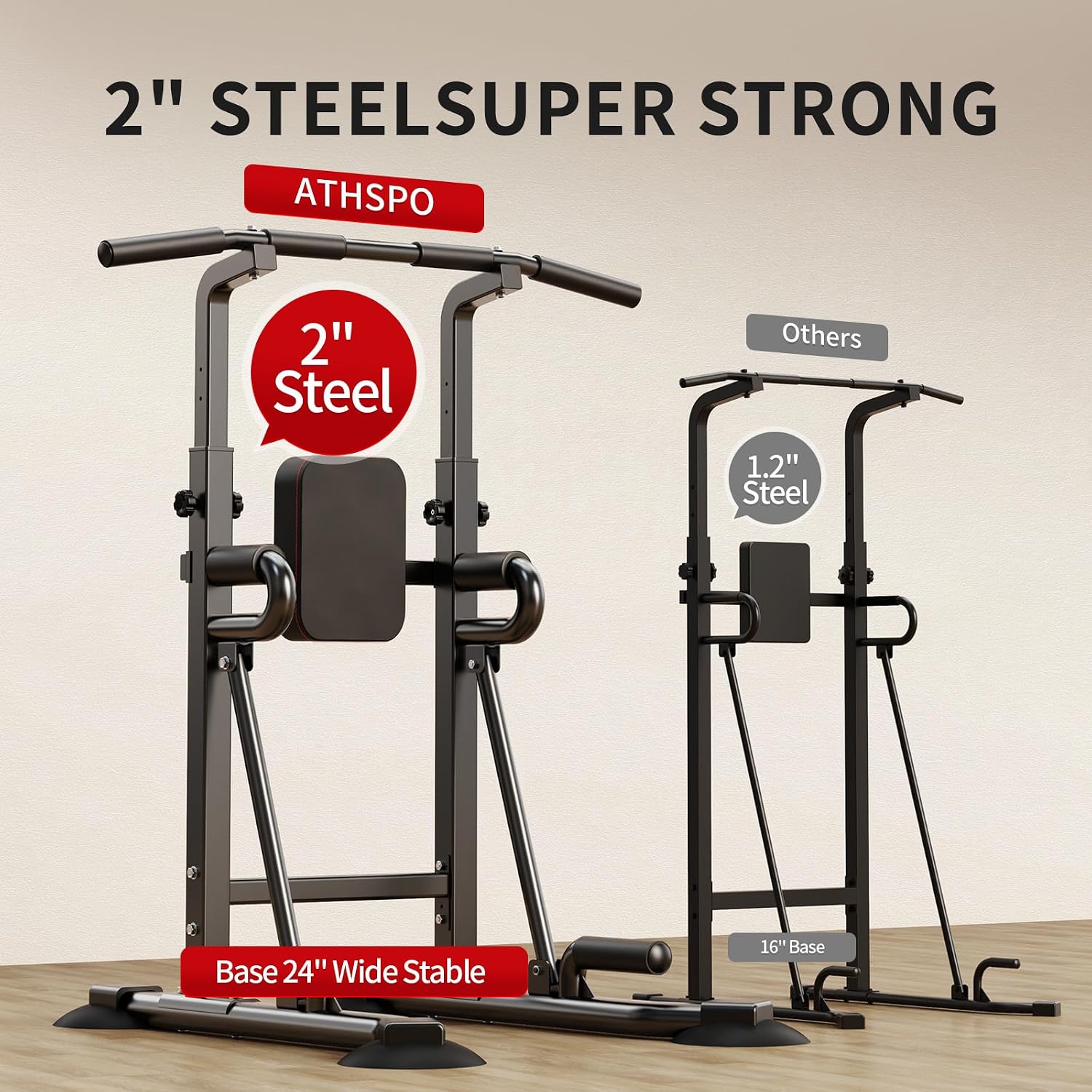 Power Tower Pull-Up Bar Statio - Leg Home Gym Workout recensie en prijs