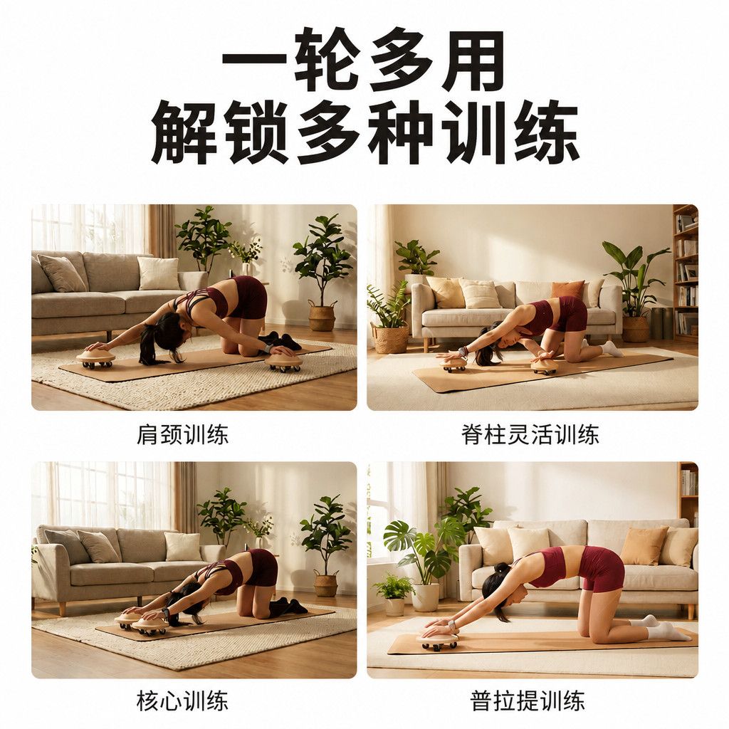 Houten kern met universele wie - Home Gym Yoga recensie en prijs