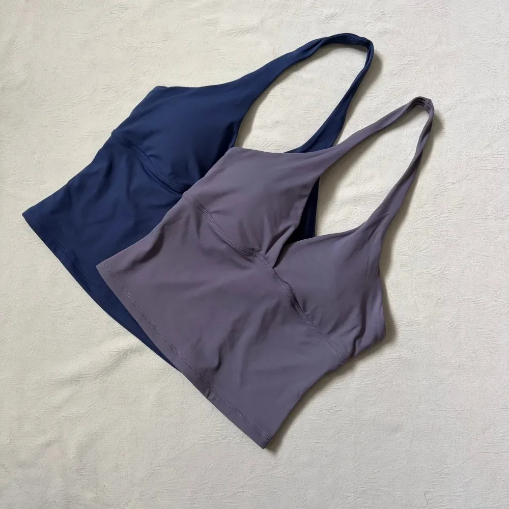 Logo V-hals hangende halsvest  - Home Gym Yoga recensie en prijs