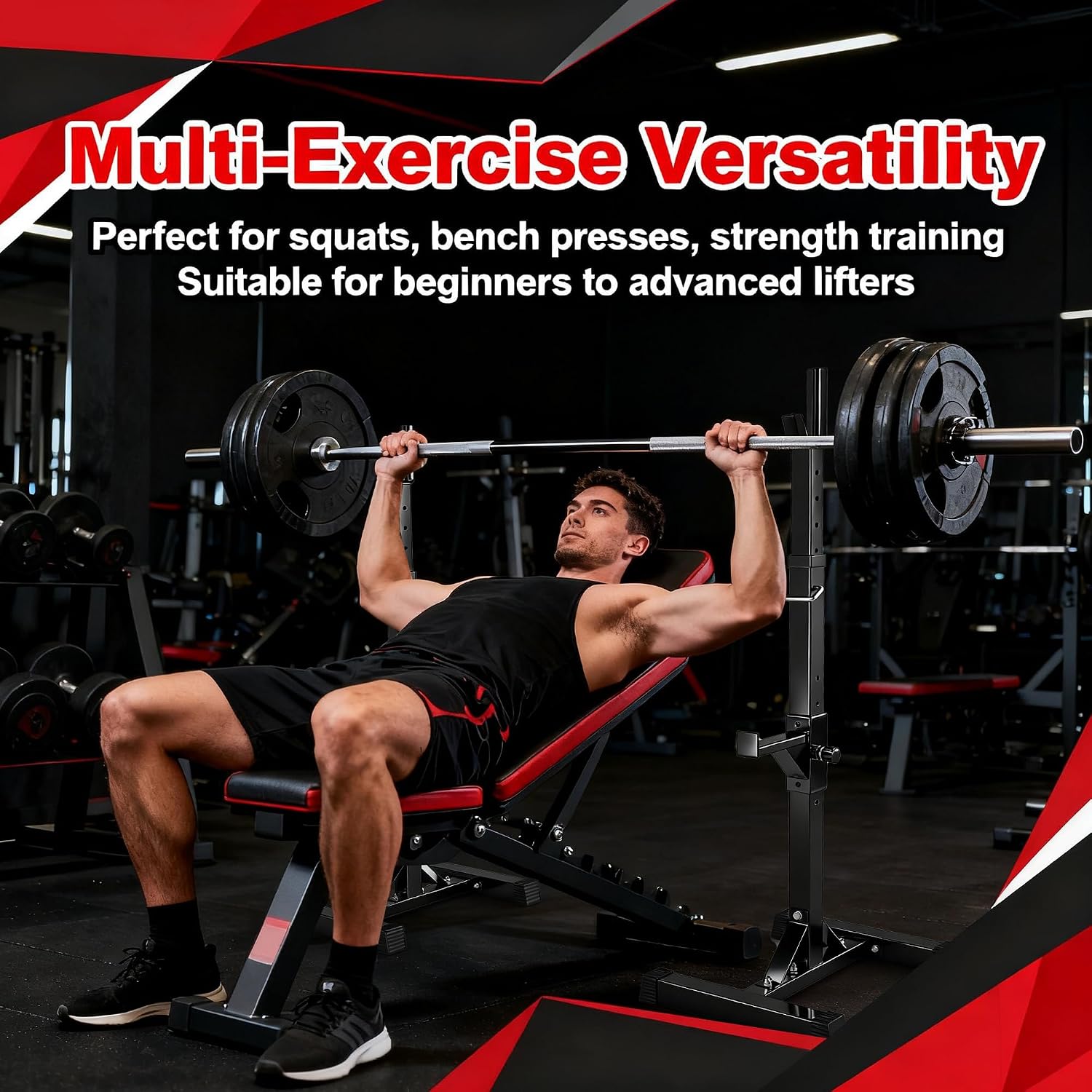 Verstelbare Squat Rack Stands  - Home Gym Portable recensie en prijs