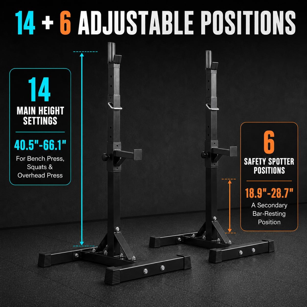 Verstelbare Squat Rack Stands  - Home Gym Portable recensie en prijs